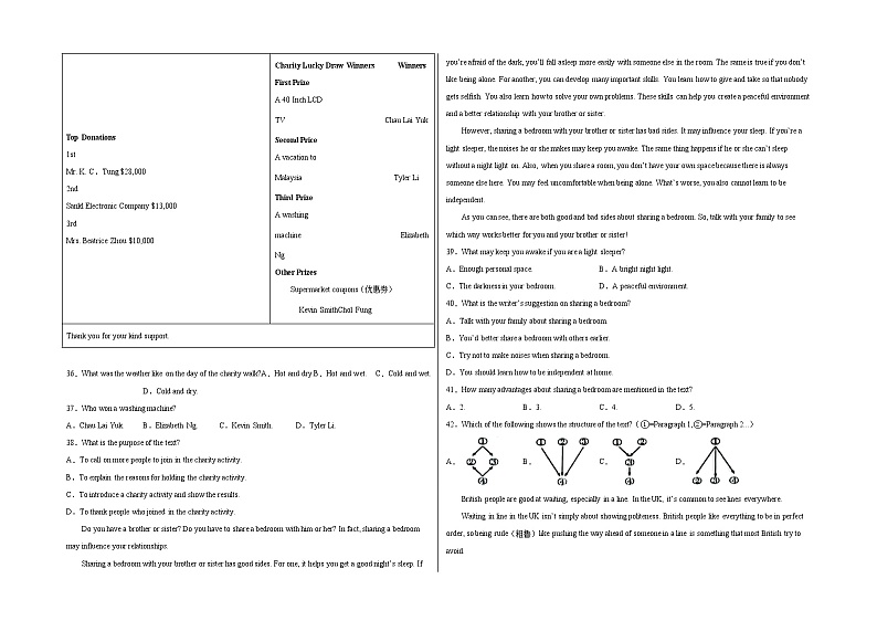 2022年安徽省合肥市第四十五中学中考一模英语试题03