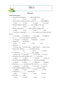 初中英语牛津上海版 (五四制)七年级下册（新版）Module 1 Garden City and its neighboursUnit 1 Writing a travel guide复习练习题