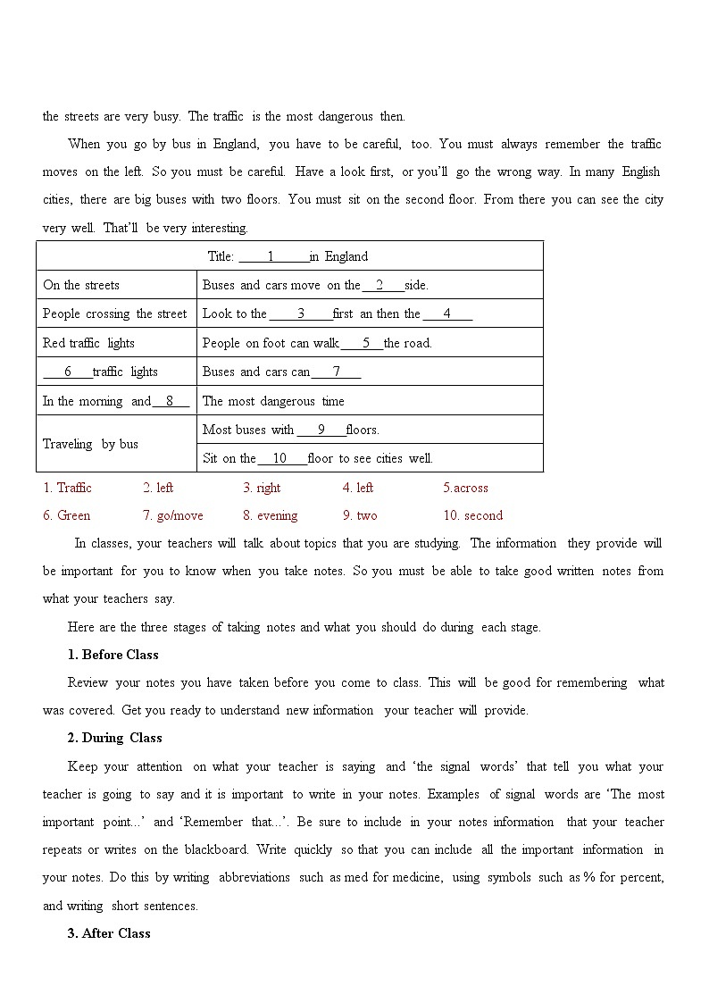 期末复习——任务型阅读理解2021-2022学年译林牛津英语八年级下册（附答案）第3页