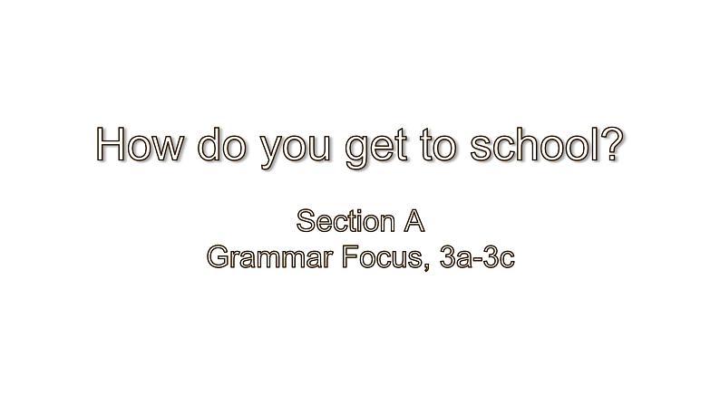 Unit3 Section A Grammar Focus,3a-3c 课件 2021-2022学年人教版七年级英语下册第1页