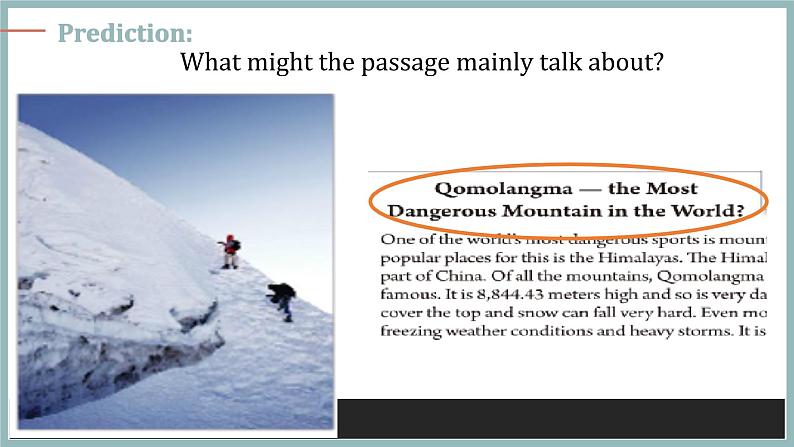 Unit7 What is the highest mountain in the world(3a-3c) 课件05