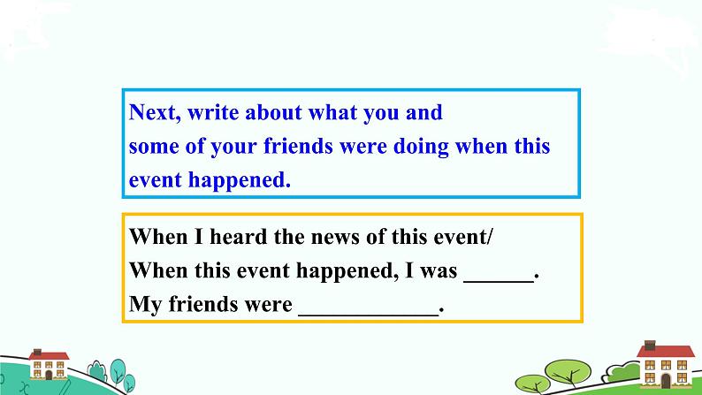 8年级人教版英语下册 Unit 5 What were you doing when the rainstorm came 单元PPT课件与导学案06