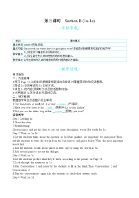 人教新目标 (Go for it) 版九年级全册Section B第三课时教学设计及反思