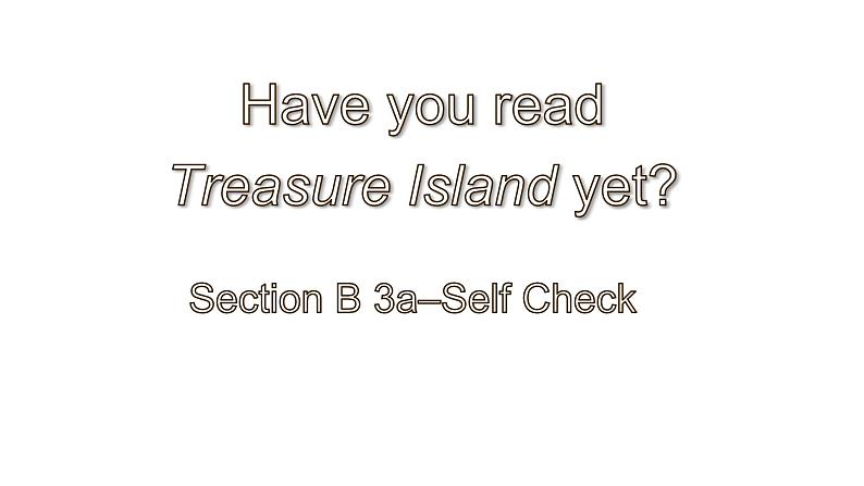 Unit 8 Section B 3a–Self Check 课件 2021-2022学年人教版八年级英语下册第1页