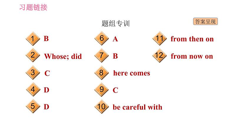 2020-2021学年外研版七年级下册英语Module1Unit1Whosebagisthis习题课件第3页