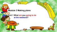 初中英语外研版 (新标准)七年级下册Module 3 Making plansUnit 1 What are you going to do at the weekends?多媒体教学课件ppt