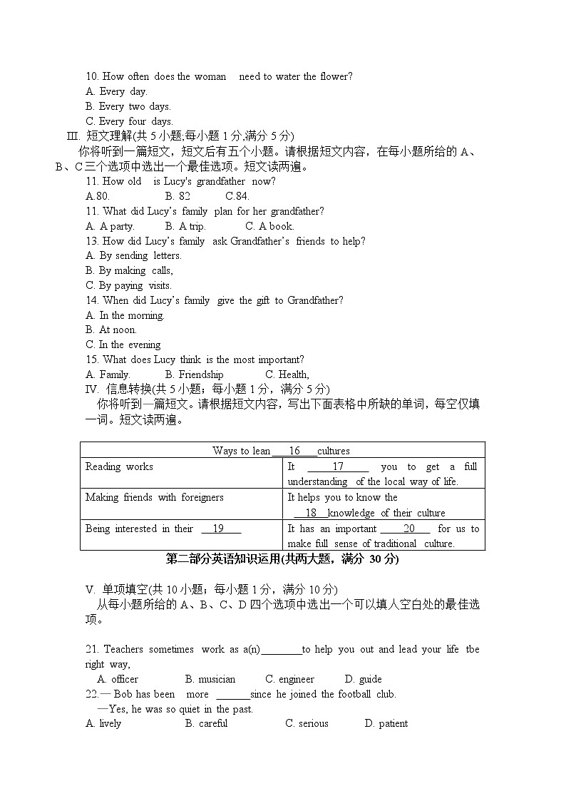 2022年安徽省合肥包河区二模试题(word版含答案)02