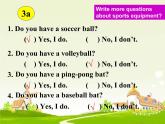 Unit 5 Do you have a soccer ball_ Section B 3a-Self Check课件25张