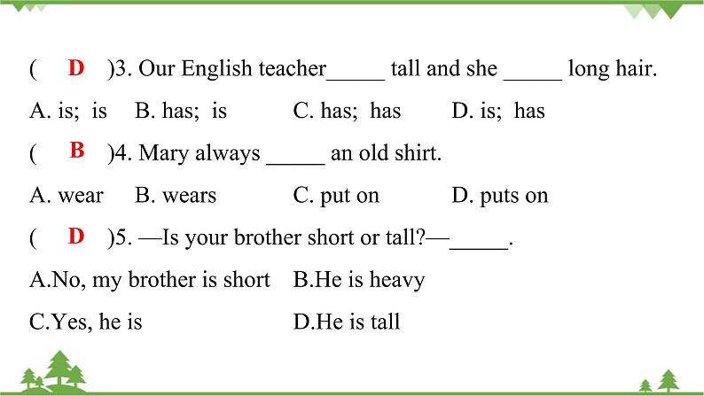 Unit 9 What does he look like？Section A(Grammar Focus_3d)课件（共有PPT19张）03