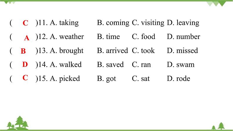 Unit 11 How was your school trip？-Section A (1a_2d)课件（共有PPT19张）第8页
