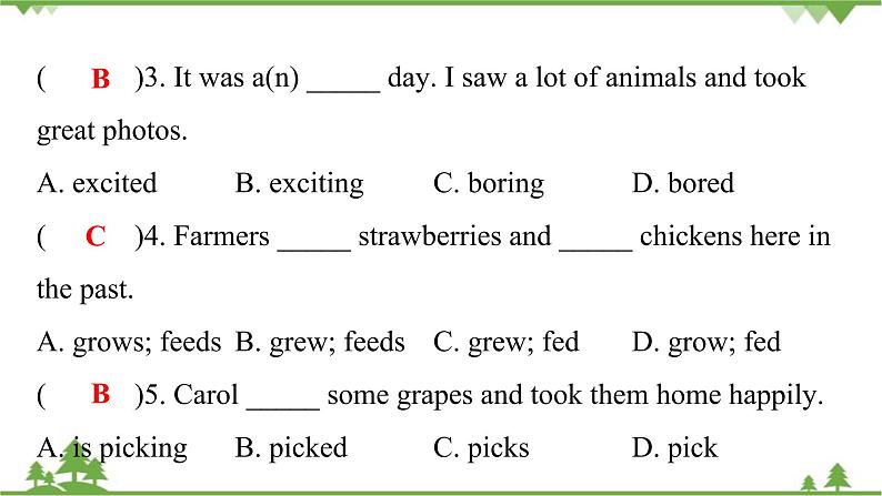 Unit 11 How was your school trip？-Section B (3a_Self Check)课后课件（共有PPT16张）03