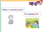 Unit 6 I'm watching TV Section A 1a-1c课件(共23张PPT)