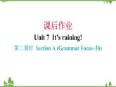 Unit 7 It’s raining!-Section A (Grammar Focus_3b)课件(共20张PPT)