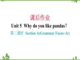 Unit 5 Why do you like pandas-Section A (Grammar Focus_3c)课件（19张PPT）