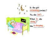 Unit 6 I'm watching TV. Section A （Grammar Focus-3c）课件(共15张PPT)