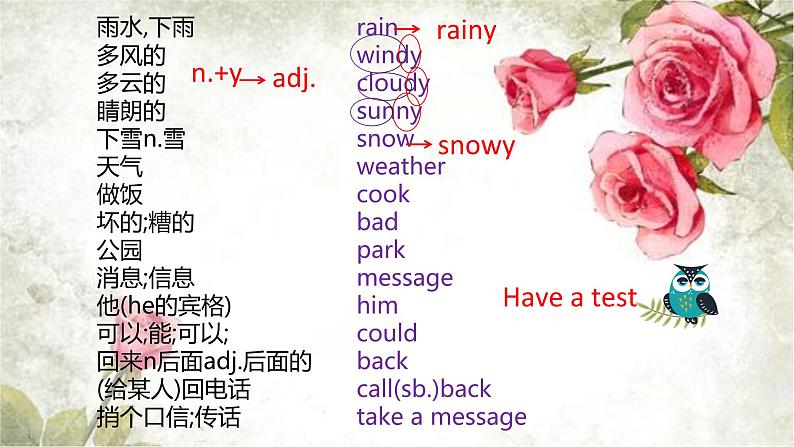 Unit 7  It's raining!Section A Grammar Focus-3b课件（共有PPT18张）03