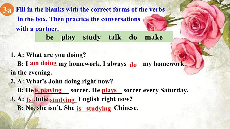 Unit 7  It's raining!Section A Grammar Focus-3b课件（共有PPT18张）06