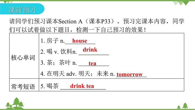 Unit 6 I’m watching TV-Section A（Grammar Focus_3c）课件(共20张PPT)第3页