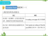 Unit 6 I’m watching TV-Section A（Grammar Focus_3c）课件(共20张PPT)