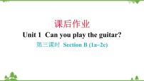 人教新目标 (Go for it) 版七年级下册Section B作业课件ppt