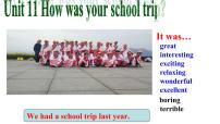 初中英语人教新目标 (Go for it) 版七年级下册Unit 11 How was your school trip?Section A备课课件ppt