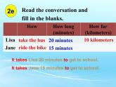 Unit 3 How do you get to school  Section A 2e—3c课件(共25张PPT)