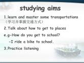 Unit 3 How do you get to school_Section A 1a-1c 课件（共有PPT20张，无音频）