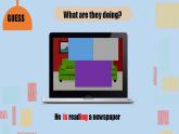 Unit 6 I'm watching TV.Section A  Grammar Focus-3c 课件 （共有PPT30张）