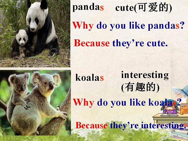 Unit 5 Why do you like pandas_ SectionB 1a-1d课件(共20张PPT)03