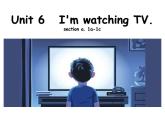 Unit 6 I'm watching TV. Section A 1a-1c课件14张人教版英语七年级下册
