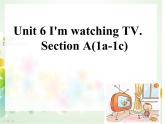 七年级英语下册Unit 6 I'm watching TV Section A 1a-1c  课件（共21张PPT，无音频）
