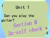 英语七年级下册Unit 1  Can you play the guitar_SectionB3a—3bSelfcheck课件（共有PPT28张）