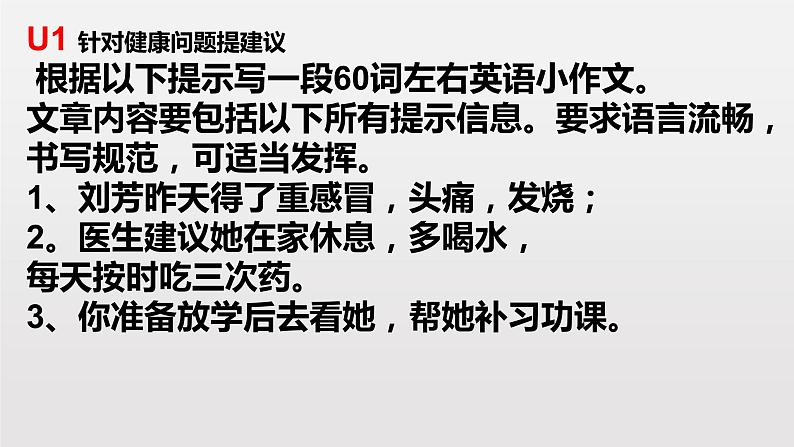 2022人教版八年级英语下学期单元作文专题第2页