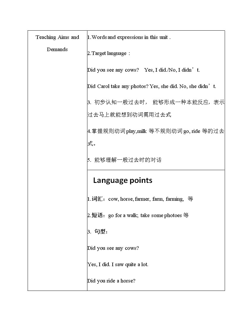 Unit 11 How was your school trip_ Section A 1a-1c教案2021-2022学年人教版英语七年级下册02