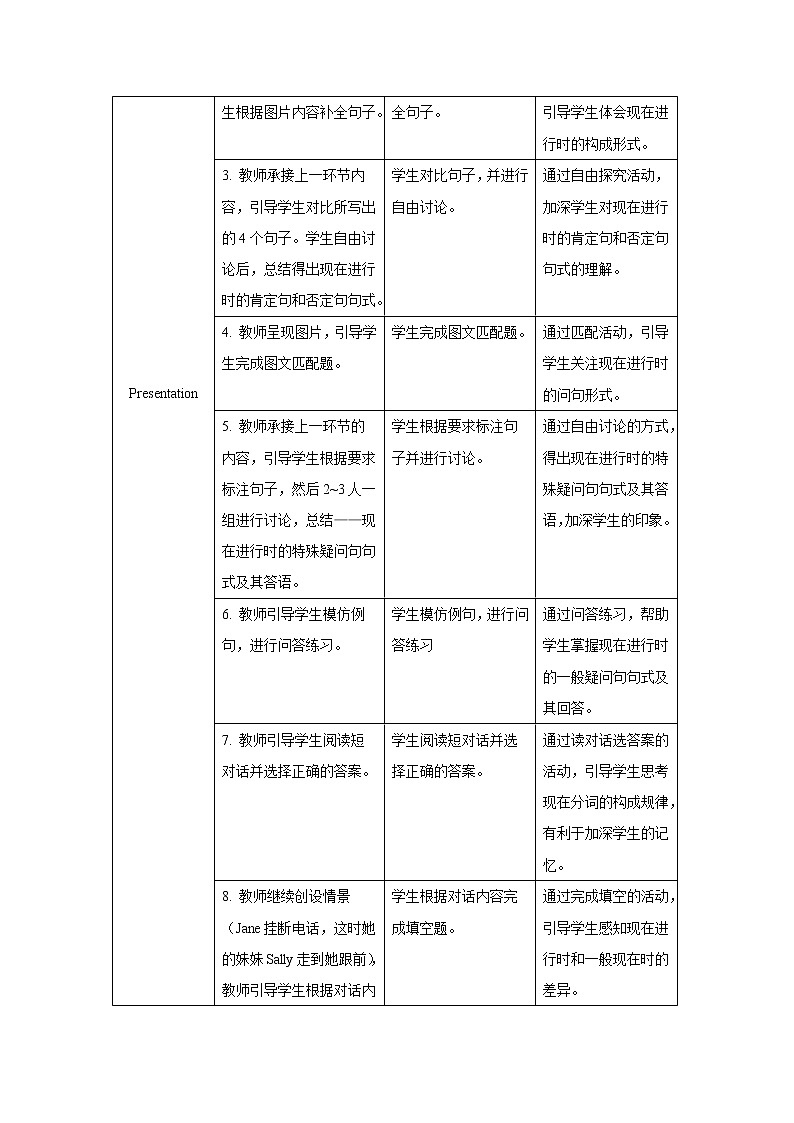 2021-2022学年人教版新目标英语七年级下册Unit6 I am watching TV.SectionA(2d—3c)教案第2页