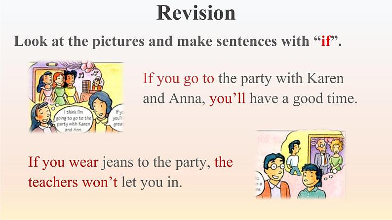 人教新目标版英语八年级上Unit 10 If you go to the party you'll have a great time! Section A Grammar Focus-3c课件（102