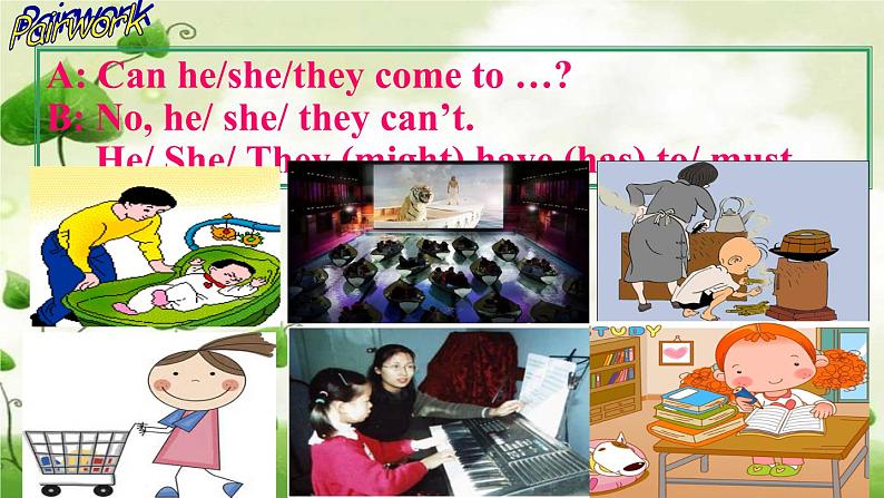 Unit 9 Can you come to my party_ Section A Grammar focus-3c 课件（共有PPT24张）第4页