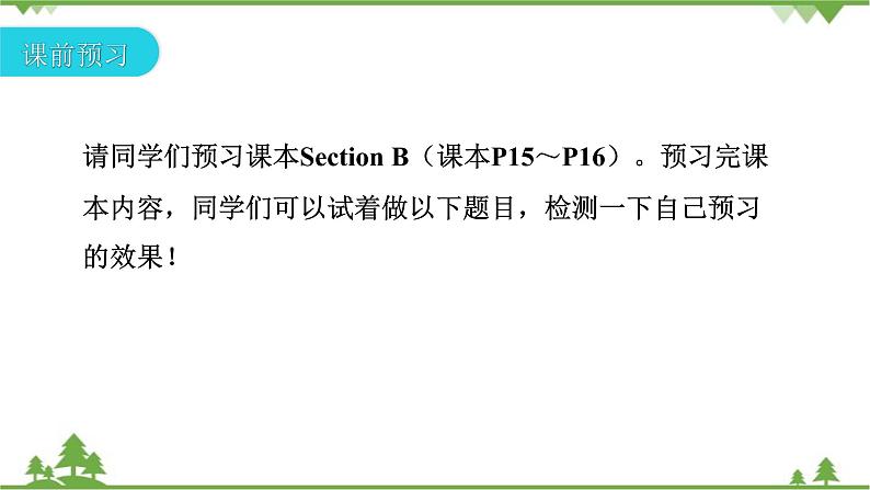 Unit 2 I'll help to clean up the city parks.-Section B (3a～Self Check) 练习课件(共29张PPT)03