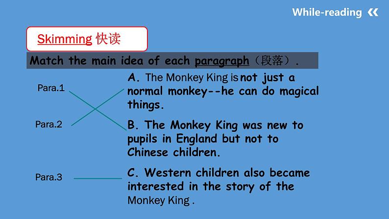 Unit 6An old man tried to move the mountains Section A 3a--3c-课件(共13张PPT)05