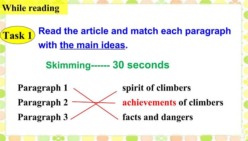 Unit 7 What's the highest mountain in the world_ SectionA3a-3c课件（14张PPT）05