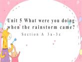 Unit 5 What were you doing when the rainstorm came？ Section A 3a-3c-课件(共14张PPT)
