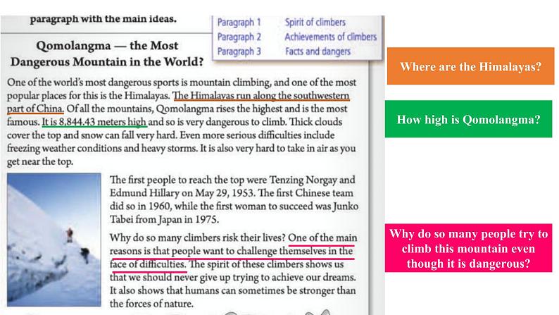 Unit 7 What's the highest mountain in the world_SectionA（3a-3c）课件（共有PPT17张）07