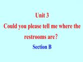 Unit 3 Could you please tell me where the restrooms are？ Section B 知识点练习课件