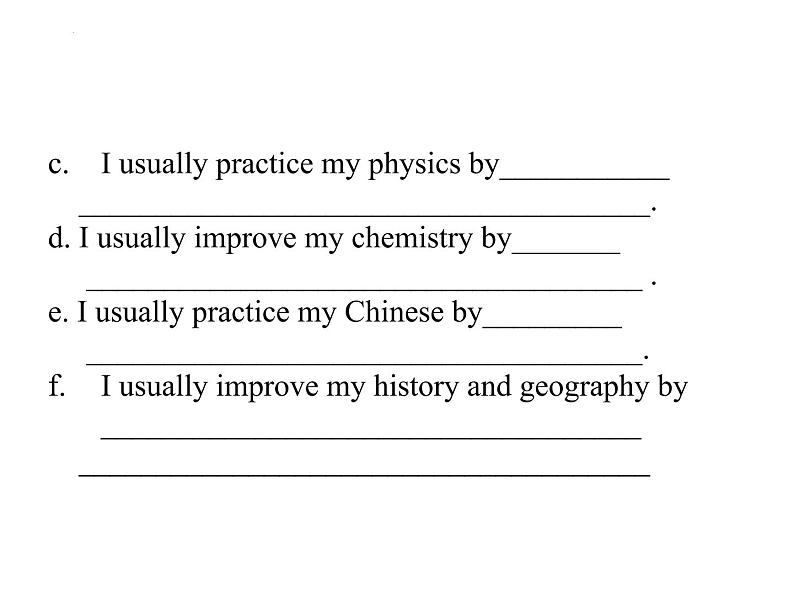 Unit 1 How can we become good learners.SectionA(GrammarFocus4a_4c)课件(共27张PPT)第8页