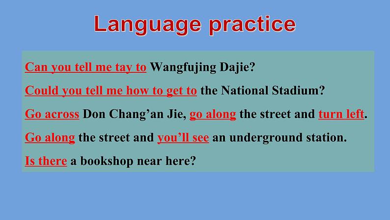 Module 6 Unit 3 Language in use课件 2021-2022学年外研版七年级英语下册 第3页