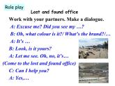Module 1 Lost and found Unit3 Language in use 课件(共14张PPT)
