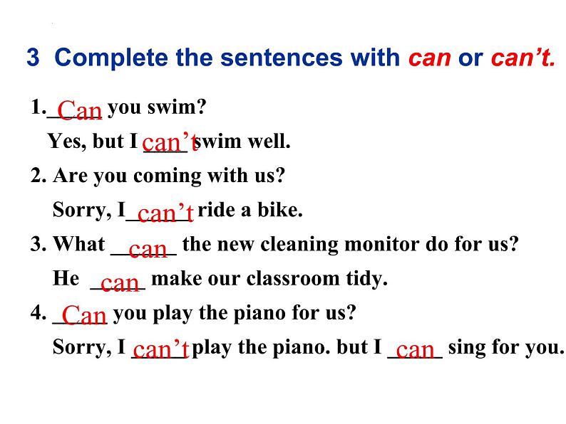 Module 2 What can you do _ Unit 3 Language in use课件 (共22张PPT)07