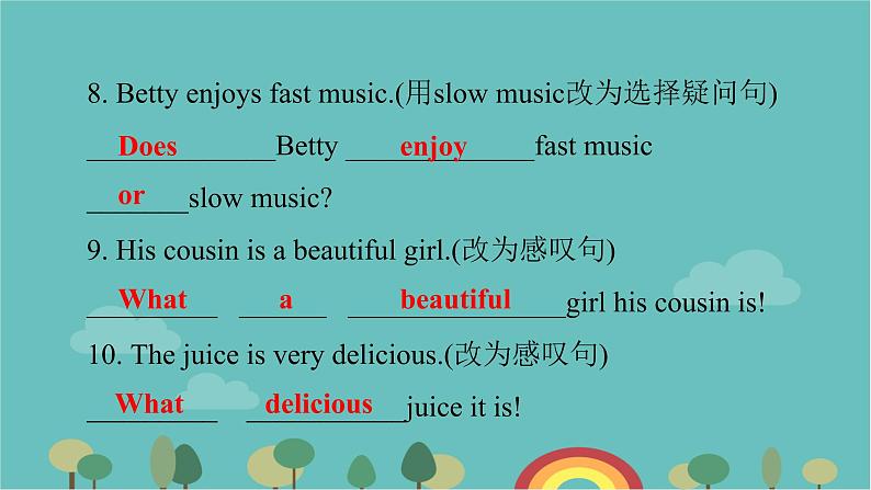 Module 12 Western music Unit 3 Language in use课后练习课件08