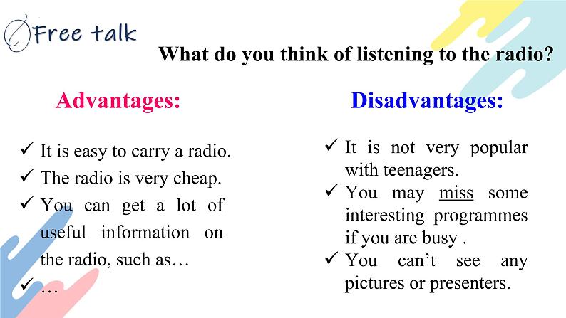 Module 10 On the radio Unit 2  It seemed that they were speaking to me in person 课件(共17张PPT)03