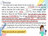 Module 10 On the radio Unit 3 Language in use 第二课时 课件(共18张PPT)